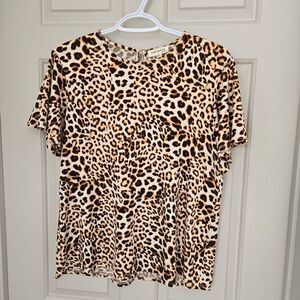 Leopard Print Women's Top